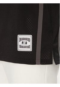 DC Tank top ADYKT03257 Czarny Regular Fit. Kolor: czarny. Materiał: syntetyk