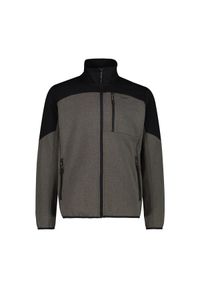 Bluza męska turystyczna CMP 35H7707. Kolor: zielony. Styl: sportowy. Sport: turystyka piesza #1
