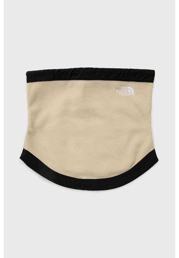 The North Face komin kolor beżowy gładki. Kolor: beżowy. Wzór: gładki