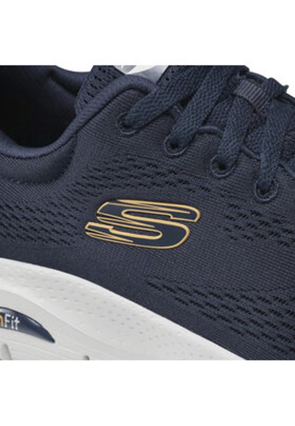 skechers - Skechers Sneakersy Arch Fit 232040/NVY Granatowy. Kolor: niebieski. Materiał: materiał