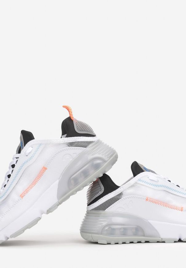 Born2be - Biało-Szare Sneakersy Corisesis. Zapięcie: bez zapięcia. Kolor: biały. Materiał: materiał. Szerokość cholewki: normalna. Wzór: aplikacja