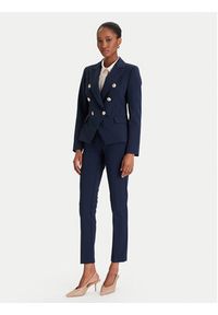 Rinascimento Marynarka CFC0126227003 Granatowy Slim Fit. Kolor: niebieski. Materiał: syntetyk