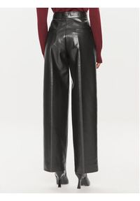 Calvin Klein Spodnie skórzane K20K207083 Czarny Straight Leg. Kolor: czarny. Materiał: syntetyk #4