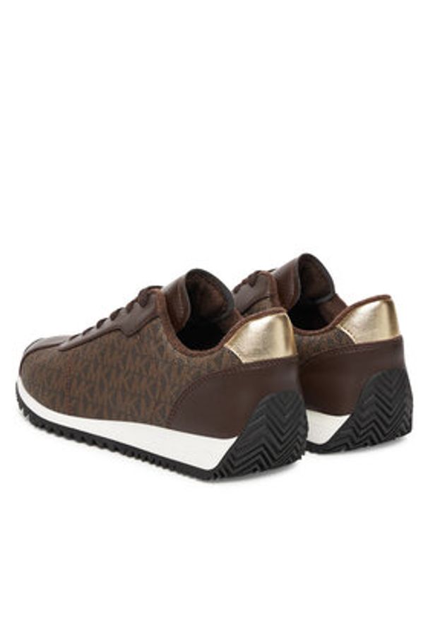 MICHAEL Michael Kors Sneakersy Rhodes 43T5RHFS3L Brązowy. Kolor: brązowy. Materiał: skóra