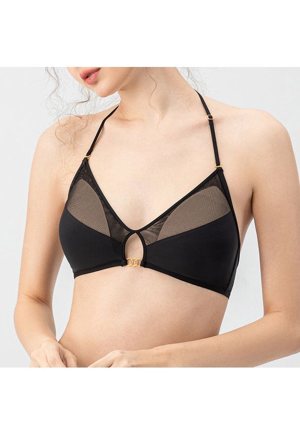 Intica - Biustonosz z miękkimi wkładkami do codziennego użytku Ayumu. Kolor: biały. Materiał: materiał