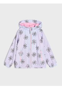 Sinsay - Kurtka softshell z kapturem - fioletowy. Typ kołnierza: kaptur. Kolor: fioletowy. Materiał: softshell #1