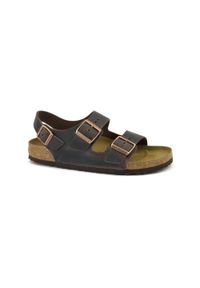 Buty do chodzenia męskie Birkenstock Milano Habana Naturleder. Zapięcie: klamry. Kolor: brązowy. Materiał: materiał, syntetyk