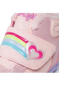 skechers - Skechers Sneakersy Heart Lights Brilliant Rainbow 302669L/PKLV Różowy. Kolor: różowy. Materiał: skóra #5