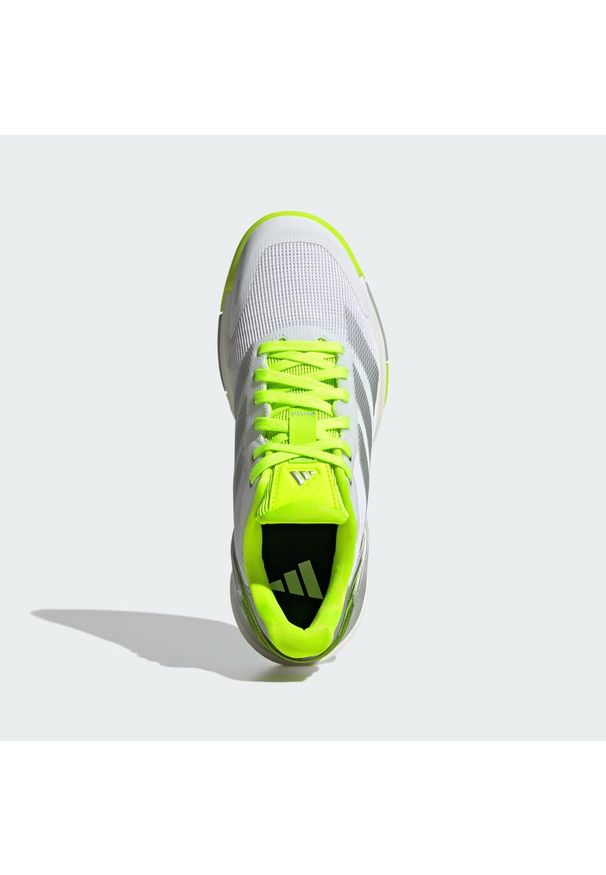 Adidas - Buty Crazyquick Lightstrike Padel. Zapięcie: zamek. Kolor: szary, wielokolorowy, żółty. Sport: tenis