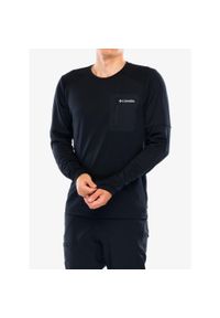 columbia - Bluza bez kaptura męska Columbia Tech Knit Long Sleeve Crew. Typ kołnierza: bez kaptura. Kolor: czarny. Długość rękawa: długi rękaw