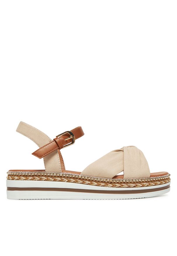 Sandały Clara Barson. Kolor: beżowy