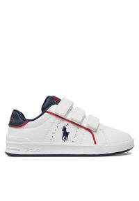 Polo Ralph Lauren Sneakersy RL00592111 C Biały. Kolor: biały. Materiał: skóra