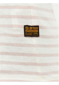 G-Star RAW - G-Star Raw T-Shirt Eyben D24533-D244 Biały Regular Fit. Kolor: biały. Materiał: bawełna #4