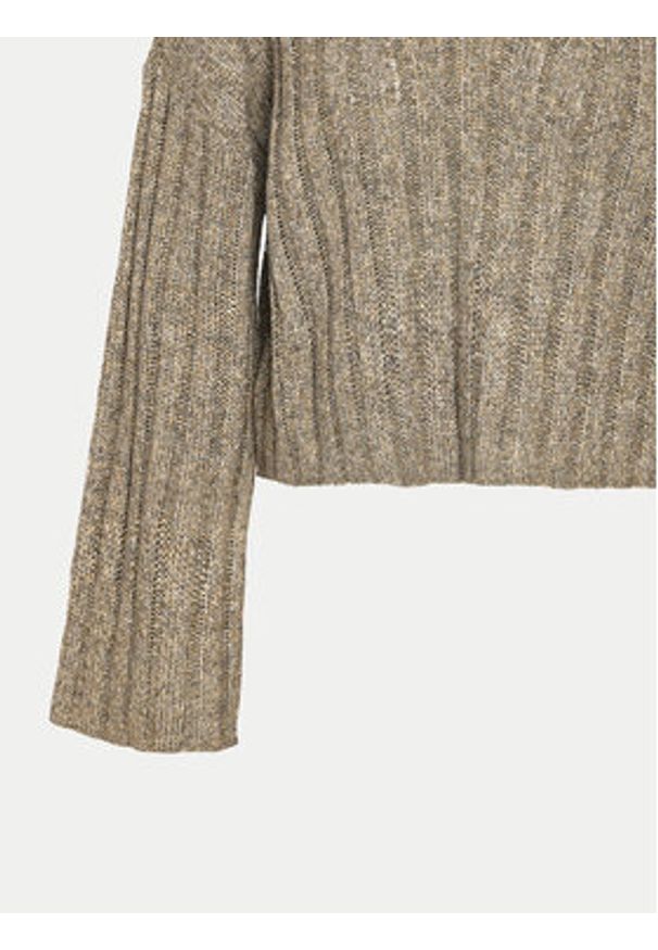 Noisy may - Noisy May Sweter Nina 27027618 Beżowy Loose Fit. Kolor: beżowy. Materiał: syntetyk