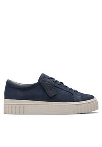 Sneakersy Clarks. Kolor: niebieski
