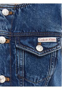 Calvin Klein Jeans Sukienka jeansowa LV047F761G Granatowy Slim Fit. Kolor: niebieski. Materiał: bawełna #5