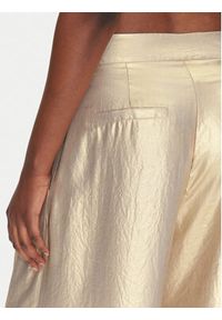 ACCESS FASHION Spodnie palazzo 53-5034-922 Złoty Wide Leg. Kolor: złoty. Materiał: syntetyk #3