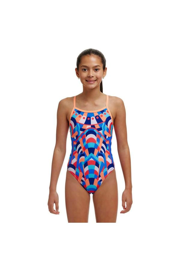 FUNKITA - Funkita kostium kąpielowy Showtime Girls. Kolor: niebieski, wielokolorowy