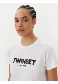 TwinSet - TWINSET T-Shirt 251TP2070 Biały Regular Fit. Kolor: biały. Materiał: bawełna #2