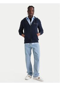 TOMMY HILFIGER - Tommy Hilfiger Bluza Brand Love MW0MW42462 Granatowy Regular Fit. Kolor: niebieski. Materiał: bawełna #4