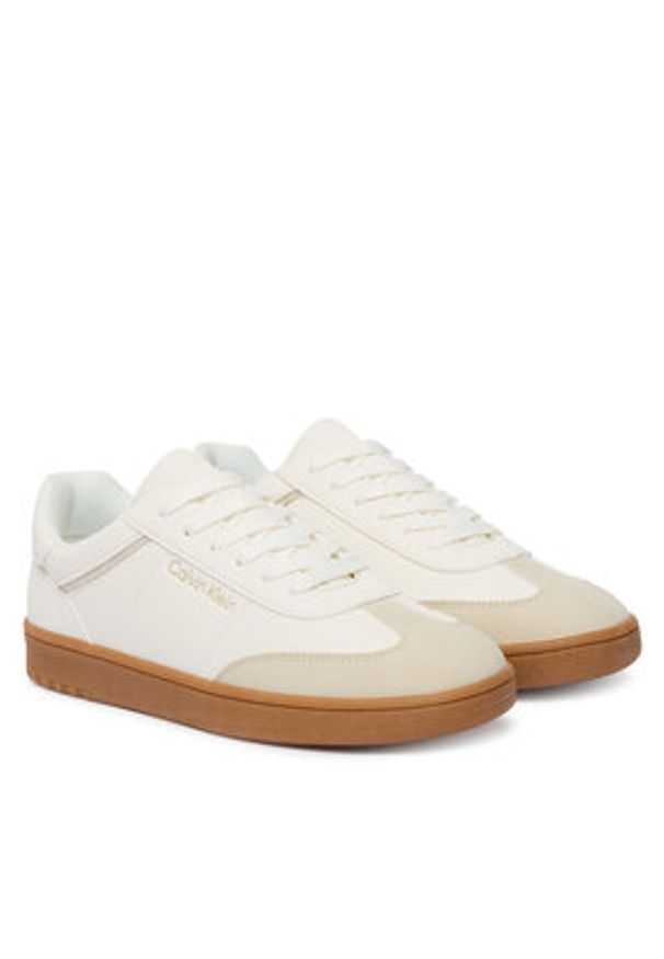 Calvin Klein Sneakersy Low Cut Lace-Up Sneaker V3X9-83159-1269 D Biały. Kolor: biały. Materiał: skóra