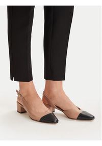 Gino Rossi - GINO ROSSI Czółenka 4893-01 Beżowy. Kolor: beżowy. Materiał: skóra #6