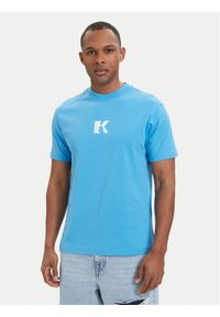 Karl Lagerfeld Jeans T-Shirt A1M17044 Niebieski Regular Fit. Kolor: niebieski. Materiał: bawełna #1