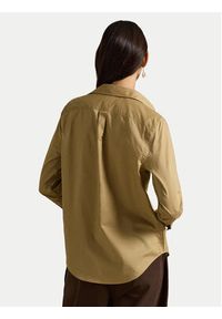 Polo Ralph Lauren Koszula 211A92177012 Beżowy Classic Fit. Typ kołnierza: polo. Kolor: beżowy. Materiał: bawełna #5