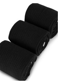 Shaq Zestaw 3 par wysokich skarpet unisex SHQ-MB-003-AW24 Czarny. Kolor: czarny. Materiał: syntetyk