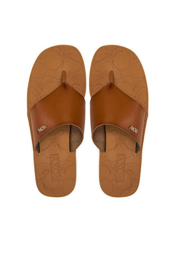 Japonki Roxy. Kolor: brązowy