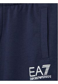 EA7 Emporio Armani Spodnie dresowe 8NBP51 BJ05Z 1554 Granatowy Regular Fit. Kolor: niebieski. Materiał: bawełna #3