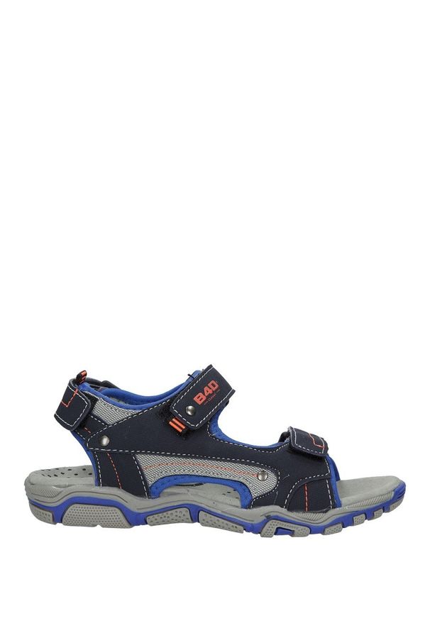 Casu - Granatowe sandały na rzepy casu 5sd9137. Zapięcie: rzepy. Kolor: niebieski