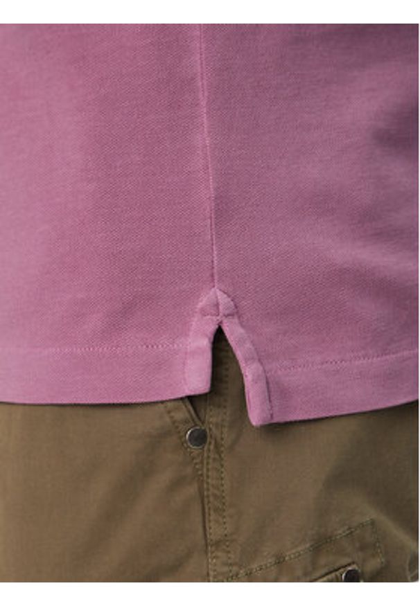 Aeronautica Militare Polo 261PO1925UP00406 Fioletowy jasny Regular Fit. Typ kołnierza: polo. Kolor: fioletowy. Materiał: bawełna