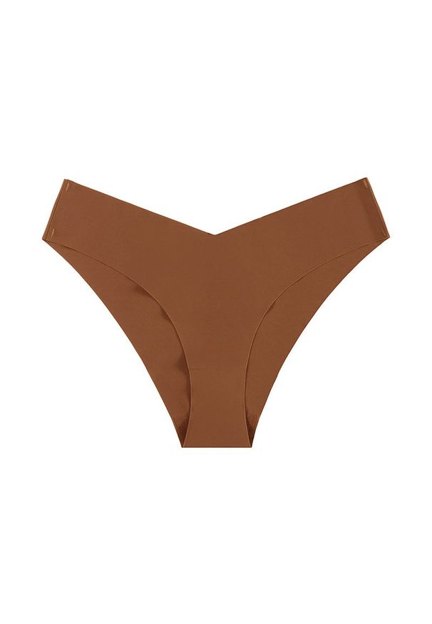 Intica - Tangi bezszwowe z obniżonym stanem niewidoczne pod odzieżą Evangelista. Stan: obniżony. Kolor: brązowy. Materiał: materiał