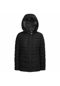 Geox - Kurtka GEOX W ANEKO Czarny. Kolor: czarny. Materiał: tkanina