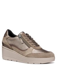Geox Sneakersy D Ilde D46RAA 02N22 C6029 Beżowy. Kolor: beżowy. Materiał: skóra #4