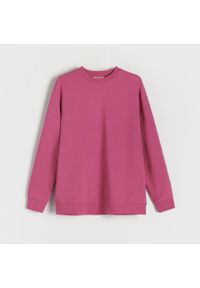 Reserved - Bluza z bawełny organicznej - Fioletowy. Kolor: fioletowy. Materiał: bawełna #1