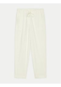 Marc O'Polo Spodnie materiałowe 403 1340 10317 Écru Slim Fit. Materiał: bawełna