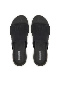 skechers - Skechers Klapki On-The-Go 600-Oceanside 140003/BKW Czarny. Kolor: czarny. Materiał: materiał #4