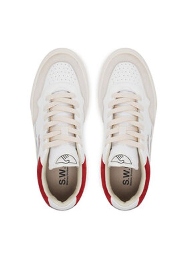 S.W.C Stepney Workers Club Sneakersy Pearl YA20410 Biały. Kolor: biały. Materiał: skóra