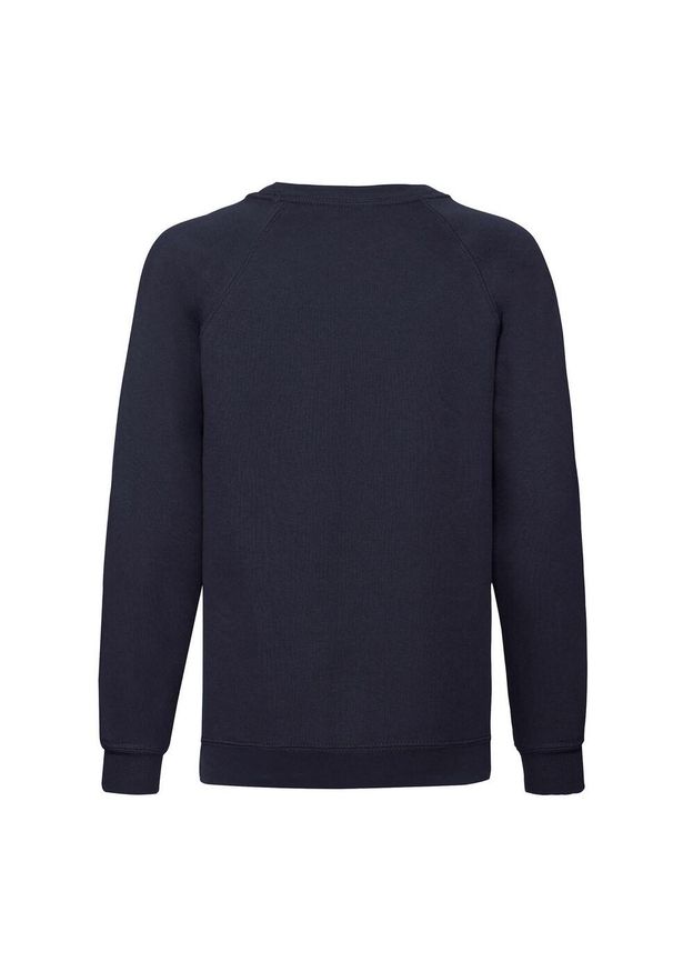 FRUIT OF THE LOOM - Bluza Dziecięca Classic Raglan. Kolor: niebieski. Długość rękawa: raglanowy rękaw