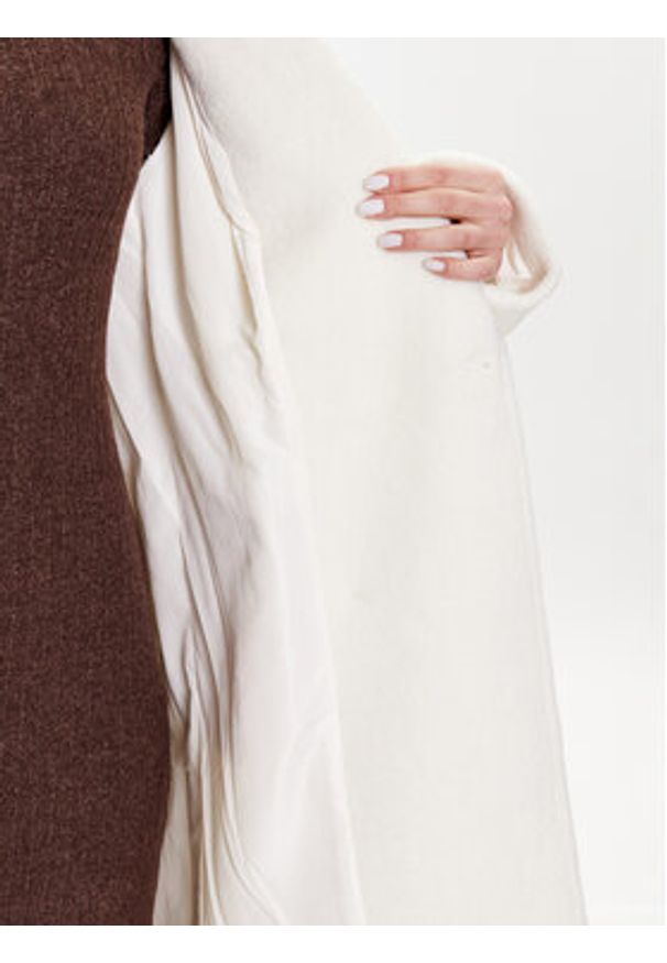 Gina Tricot Płaszcz przejściowy Marie 19200 Écru Regular Fit. Materiał: syntetyk