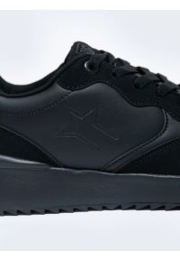 Big-Star - Sneakersy męskie czarne MM174133 906. Okazja: na co dzień. Wysokość cholewki: przed kostkę. Kolor: czarny. Materiał: jeans, dresówka, materiał. Szerokość cholewki: normalna. Sport: fitness