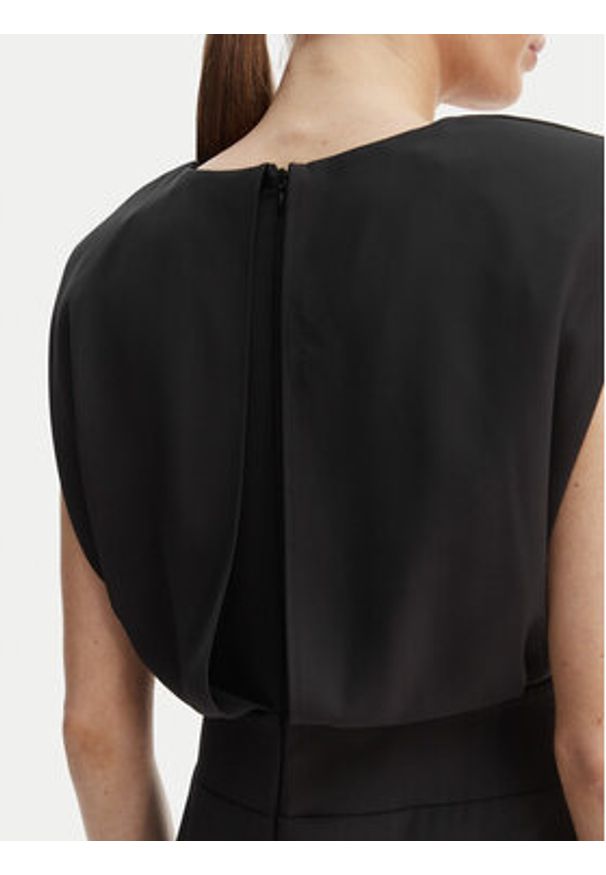 Rinascimento Sukienka koktajlowa CFC0127570003 Czarny Slim Fit. Kolor: czarny. Materiał: syntetyk. Styl: wizytowy