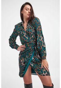 Pinko - Sukienka w panterkę Alix PINKO. Wzór: motyw zwierzęcy #1