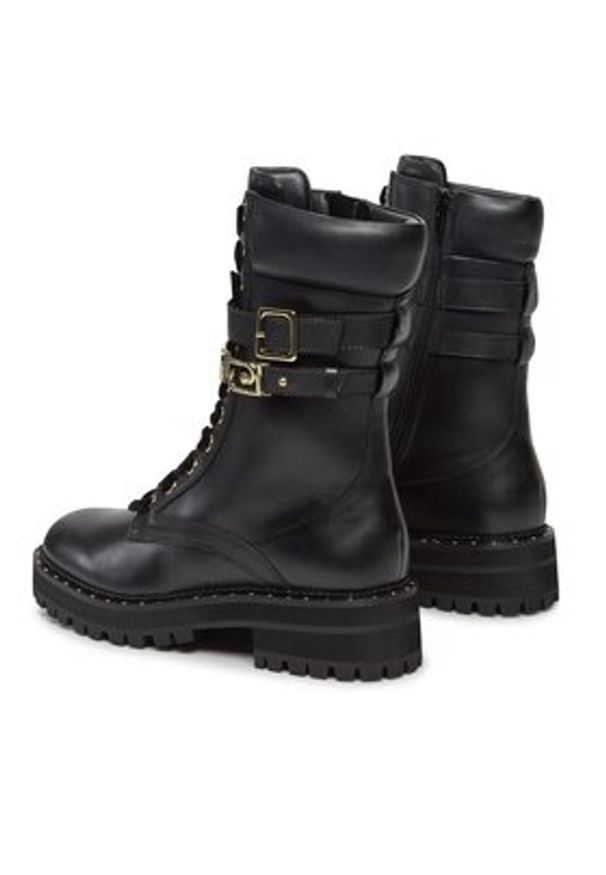 Liu Jo Trzewiki Pink 224 SF3195 P0102 Czarny. Kolor: czarny. Materiał: skóra