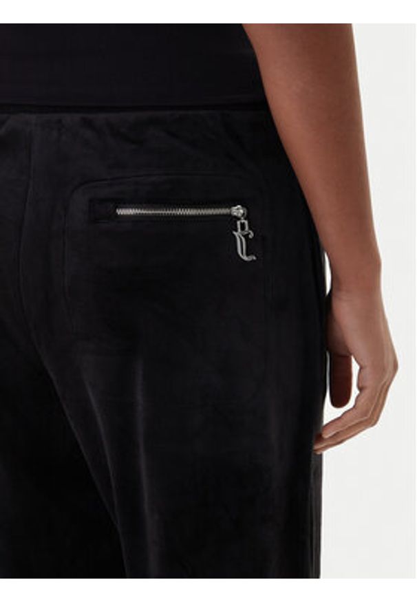 Juicy Couture Spodnie dresowe Davidson JCBBJ224811 Czarny Regular Fit. Kolor: czarny. Materiał: syntetyk