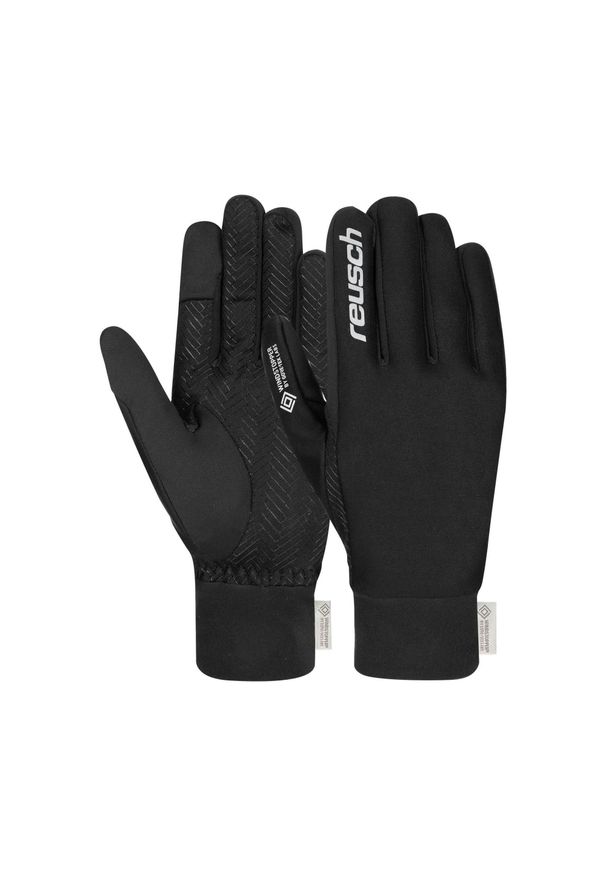 Reusch - Rękawice trekkingowe męskie Karayel Windstopper Touch Tec. Kolor: wielokolorowy, czarny, szary. Technologia: Windstopper. Sport: narciarstwo