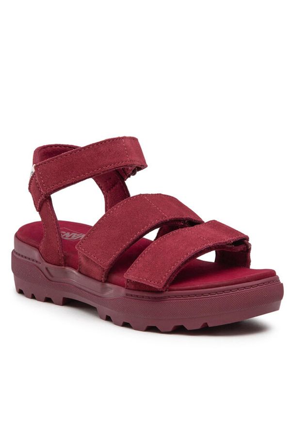 Sandały Vans. Kolor: czerwony