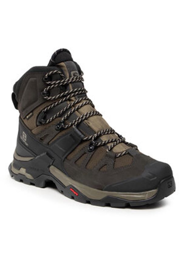 salomon - Salomon Trekkingi Quest 4 Gtx GORE-TEX 412925 27 V0 Zielony. Kolor: zielony. Materiał: materiał. Technologia: Gore-Tex. Sport: turystyka piesza